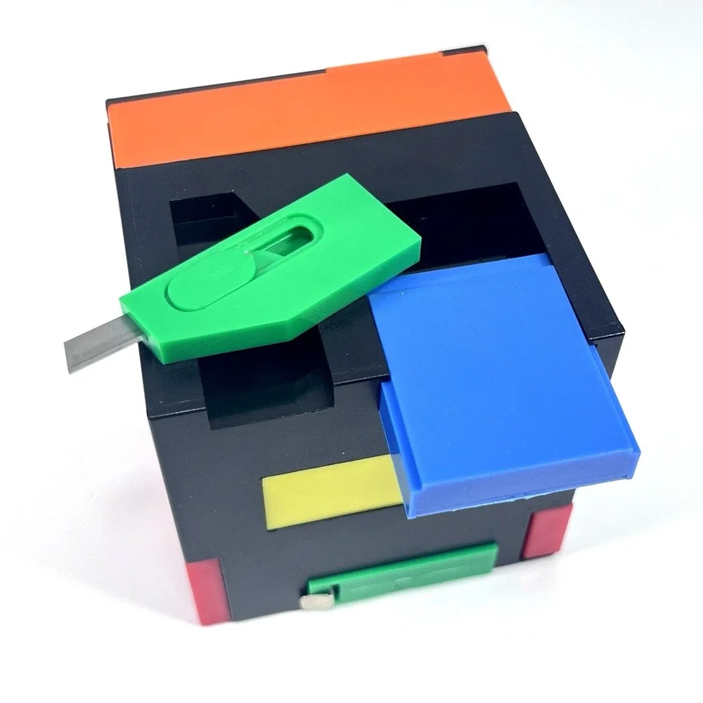 1980's Postmodern Magic Cube Desk Accessory by George Matsumoto Rare w/ Box